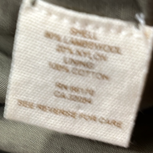 Free People brown Princess Toggle CableKnit Lambswool nylon Sweater Coat jacket - Picture 13 of 16